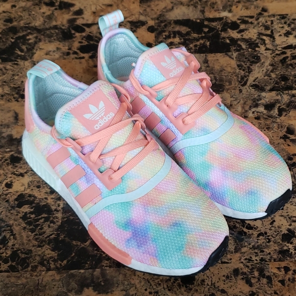 Adidas NMD R1 Tie Dye Athletic Sneakers - Size 8 - Picture 2 of 16